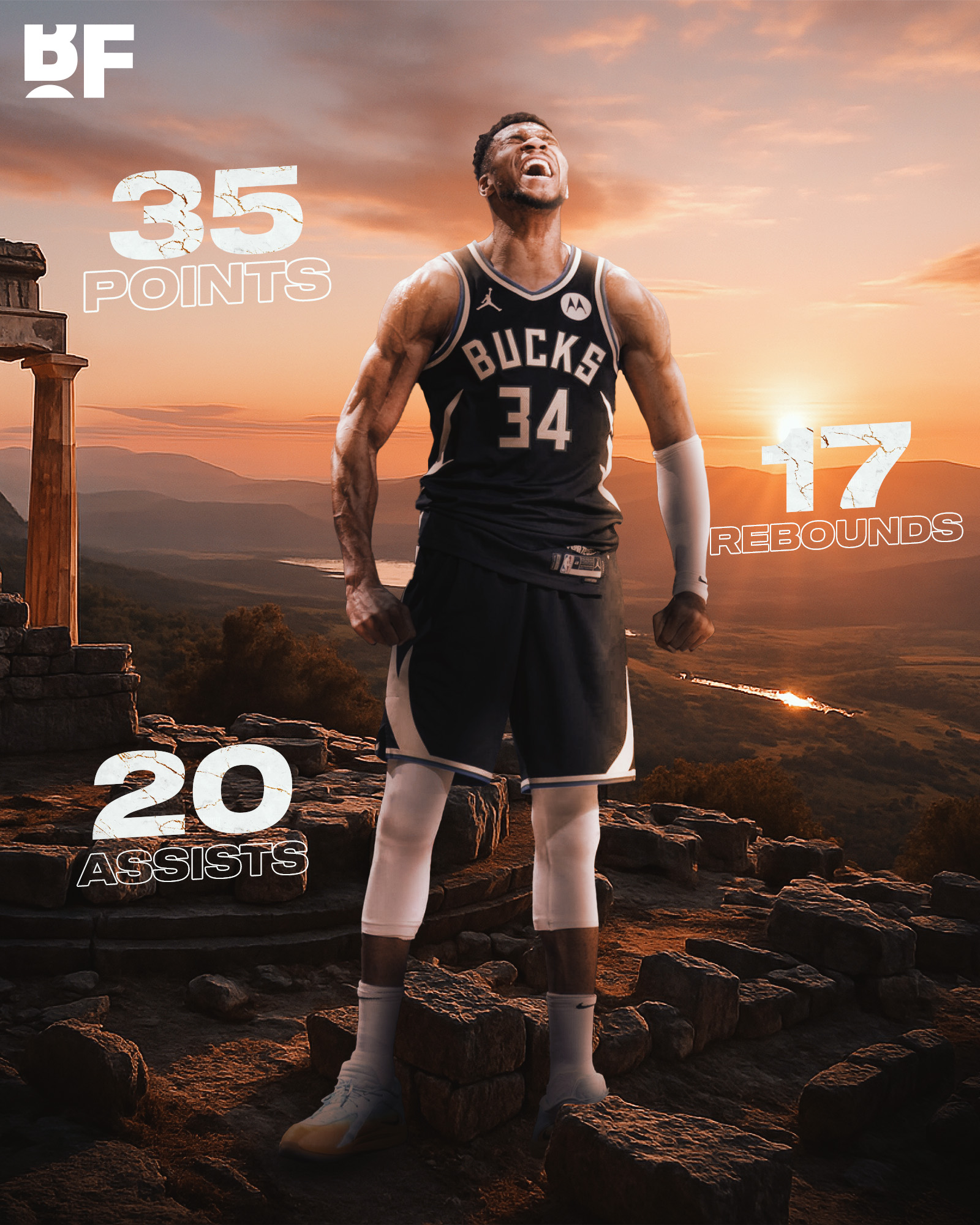 -步行者绝杀辽宁队，字母哥高光表现